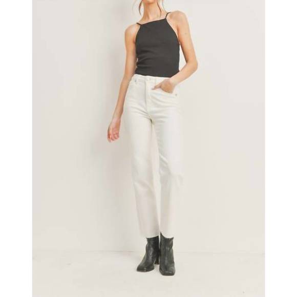 JBD Cropped Straight Jean